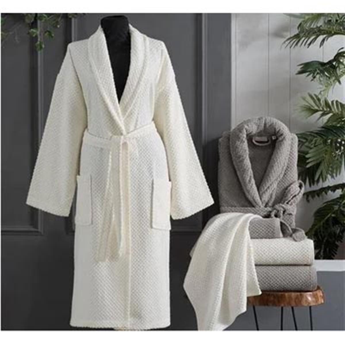 Nazik Home Aile Seti Simple Pudra-Krem