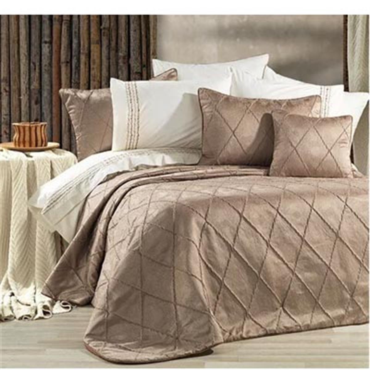 Nazik Home Çeyiz Seti Parma Vizon 11 Parça