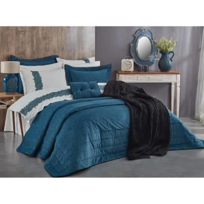 Nazik Home Çeyiz Seti Pedra İndigo 11 Parça