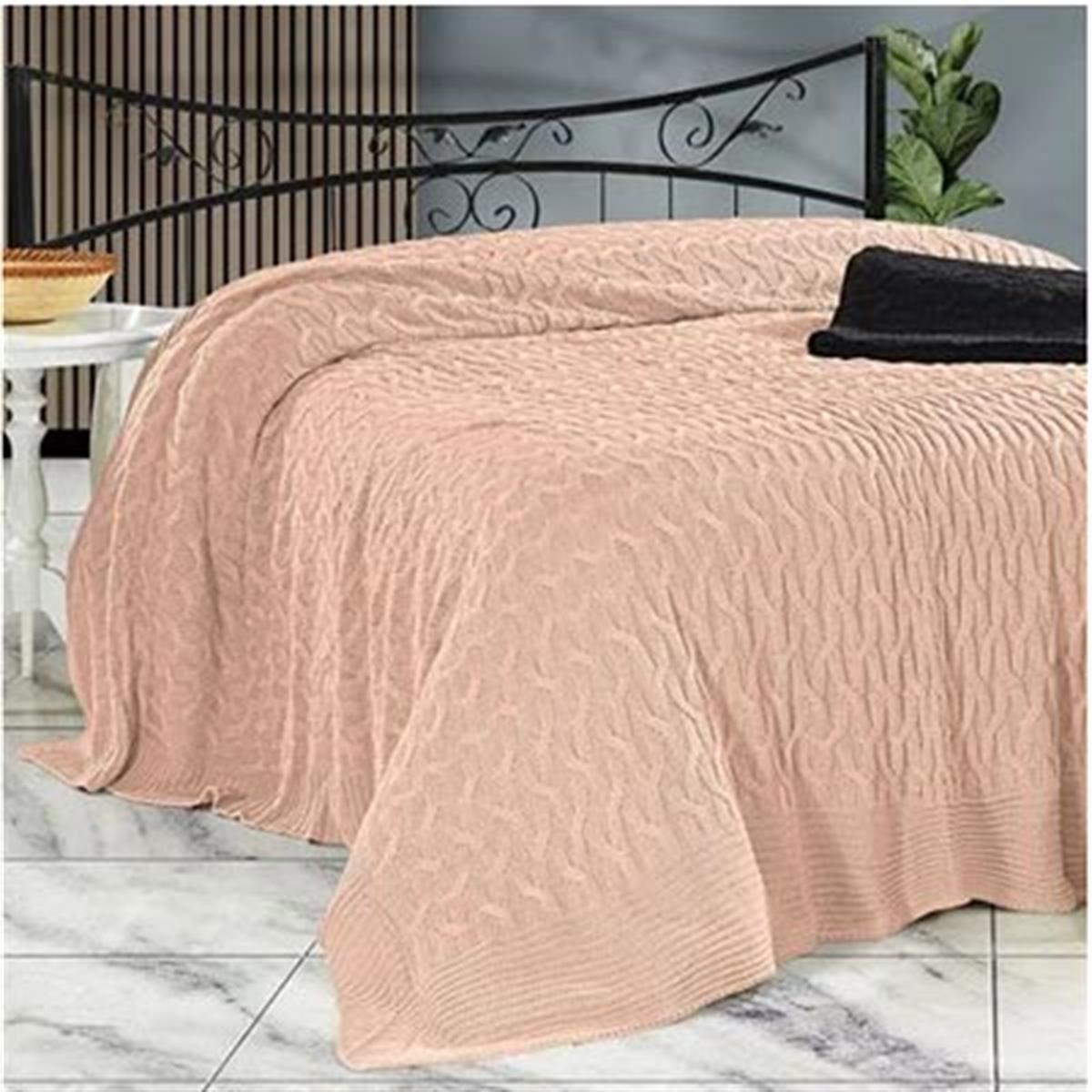 Nazik Home Çift Kişilik Battaniye Emma Pembe