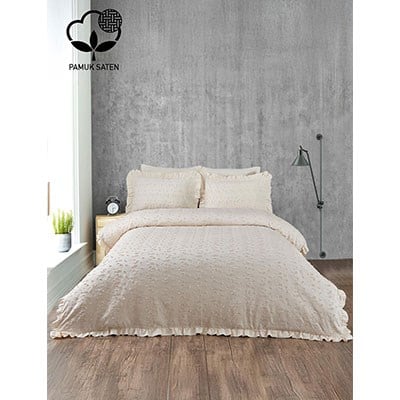 Nazik Home Çift Kişilik Nevresim Takımı Celine Bej