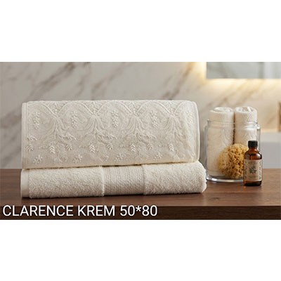 Nazik Home Havlu 50*80 Clarence Krem