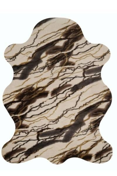 Prizma 80X150 Marble Post Oymalı Kahve