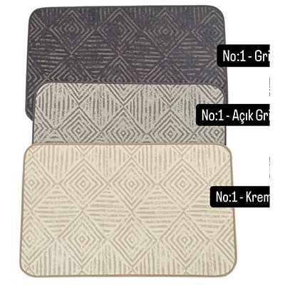 Prizma Paspas 75*150 Jakar Desen No:1 Krem