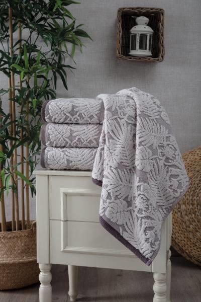 Pupilla 4'li Jakarlı Bukle Havlu Egzotic 50x90 Cm