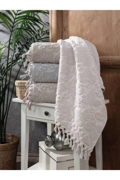 Pupilla 4'li Jakarlı Dray Havlu Layd 50x90 Cm