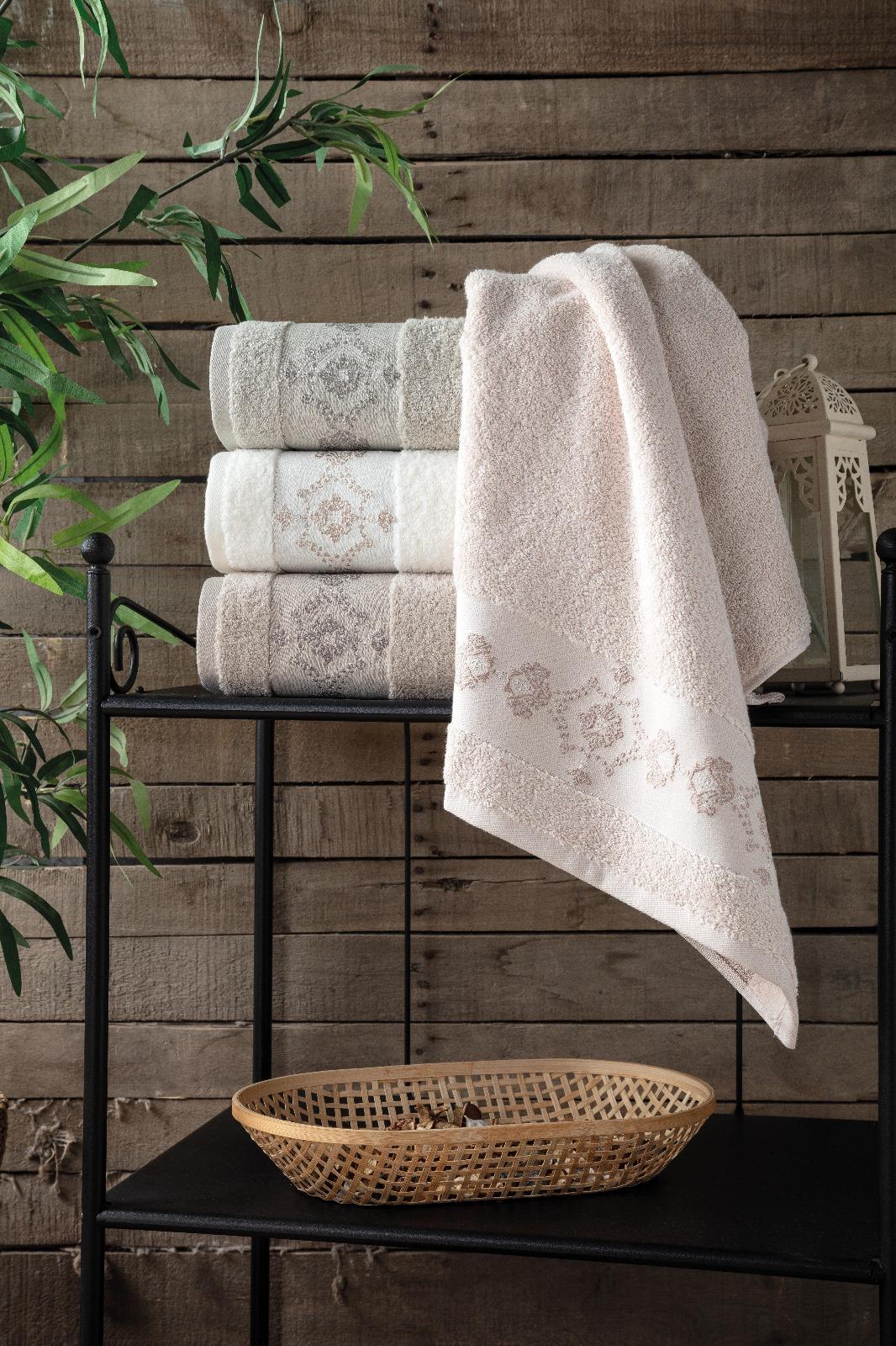 Pupilla 4'Lü Cotton Solita Havlu Takımı 50x90