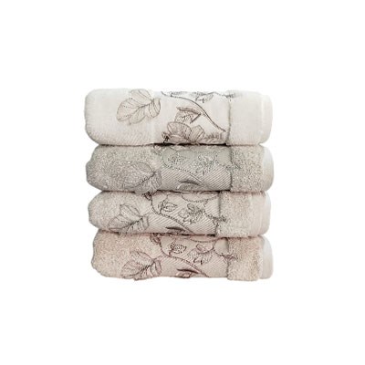 Pupilla 4'lü Paket Penye 50*90 Nakışlı Havlu Rana