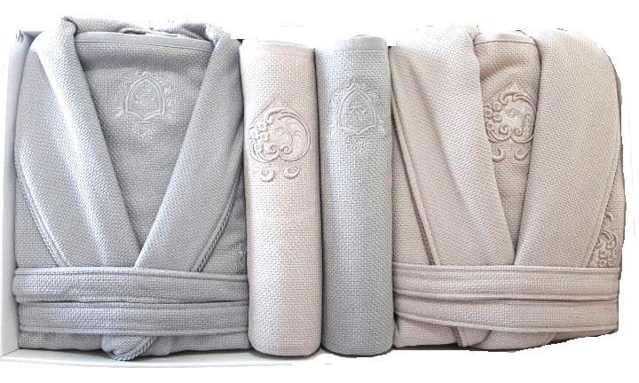 Pupilla Aile Bornoz Seti Bernini Lila-Gri