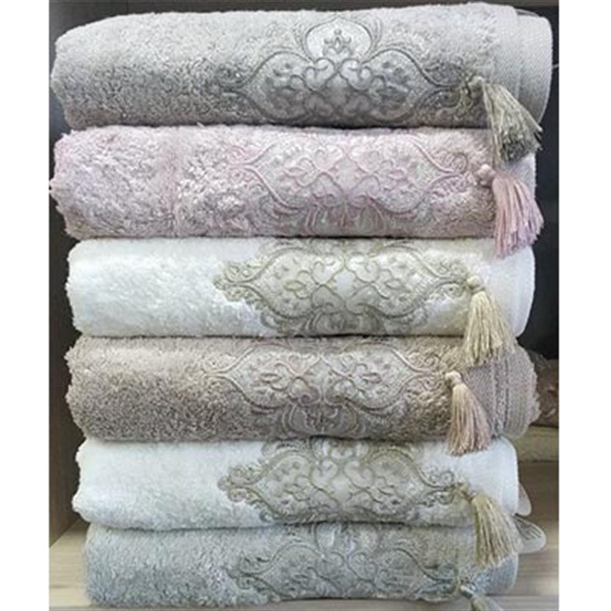 PUPİLLA BAMBO GÜPÜRLÜ 6'LI HAVLU 50*90 MOONLİGHT