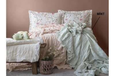 Pupilla Çift Kişilik Pike Takımı Daisy Mint