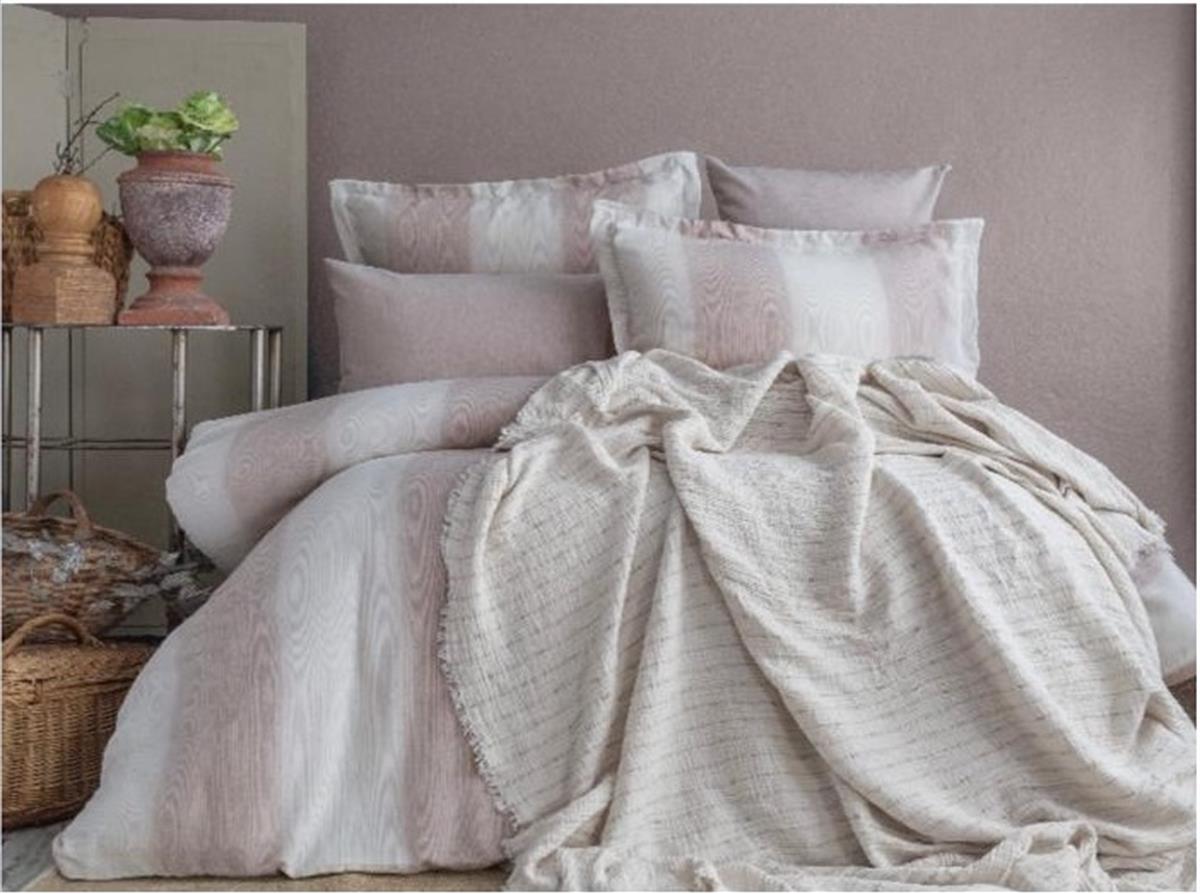 Pupilla Çift Kişilik Pike Takımı Timeless Pudra