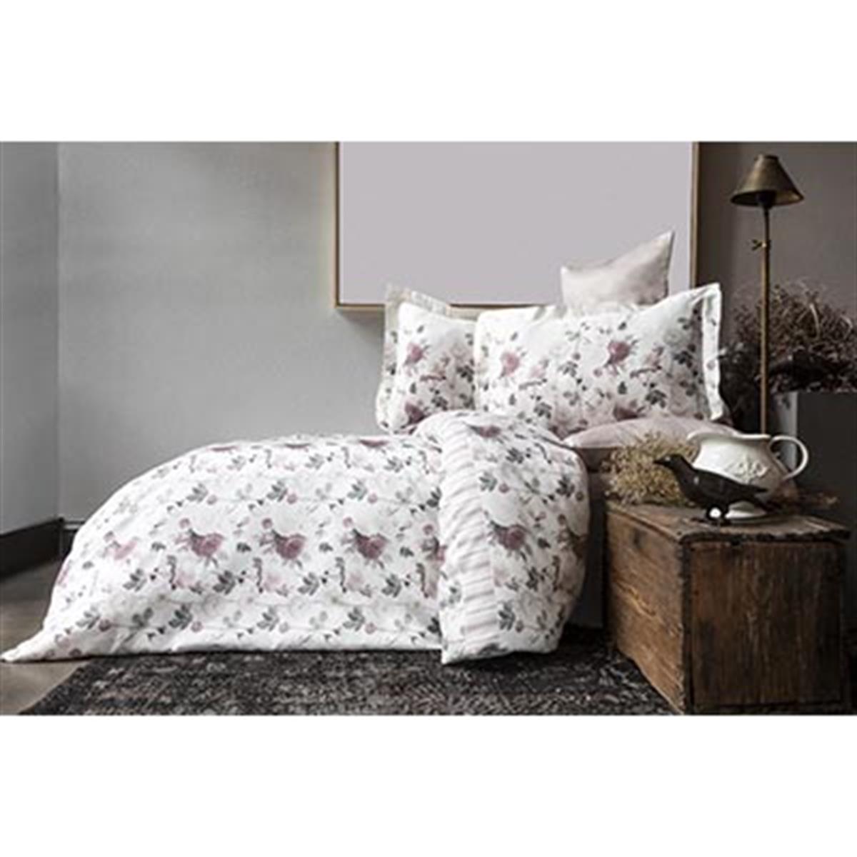 PUPİLLA DİJİTAL BASKILI SATEN ÇİFT KİŞİLİK NEVRESİM TAKIMI JULİET