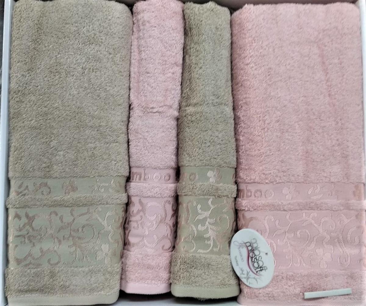 Pupilla Hamam Takımı Diamond Pudra-Kahve