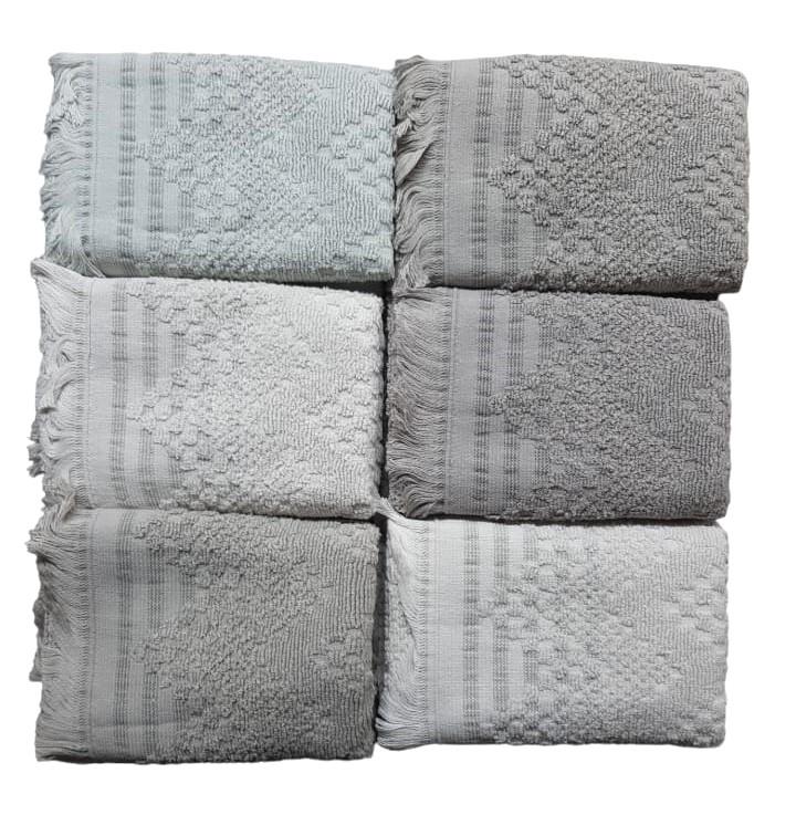 PUPİLLA HAVLU 6 LI KUTULU SET 30*50 PVC PİER