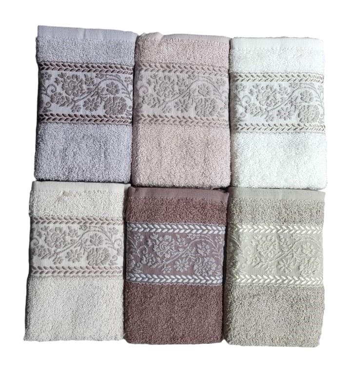 PUPİLLA HAVLU 6 LI SET 30*50 PVC BELLA