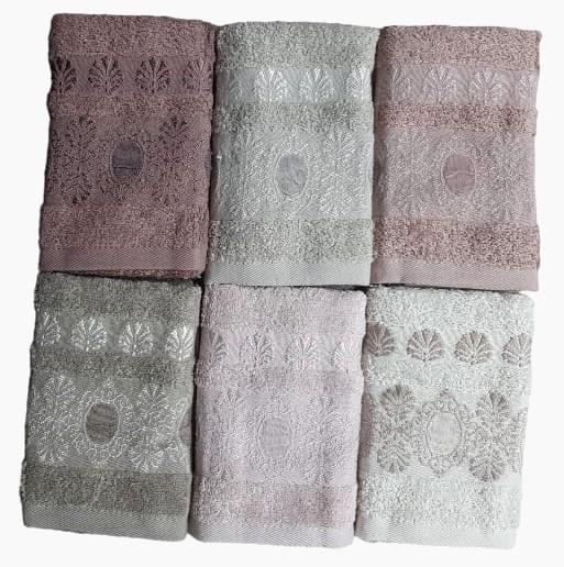 PUPİLLA HAVLU 6 LI SET 30*50 PVC HEİDİ