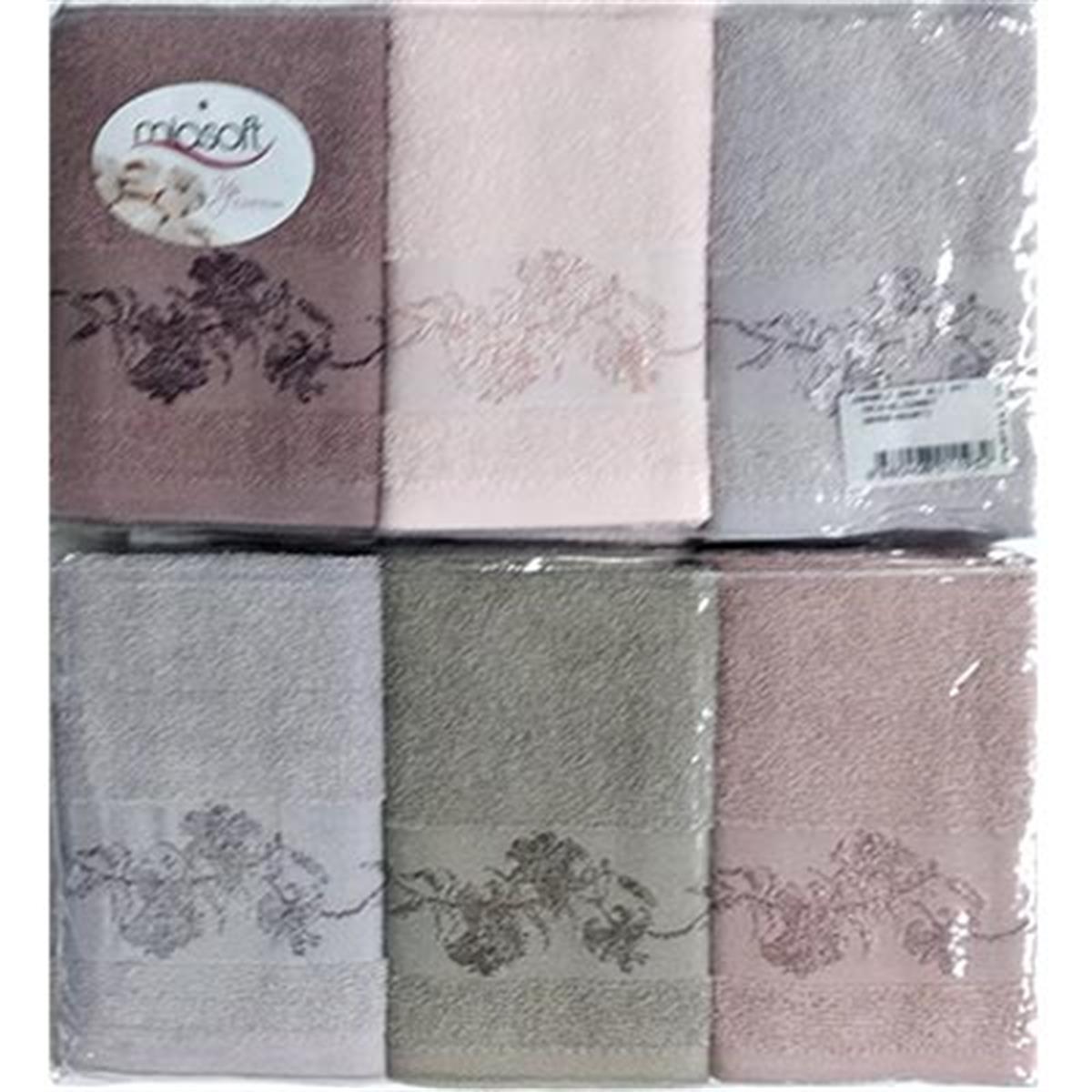 PUPİLLA HAVLU 6'LI SET 30*50 ELİZABETH EL HAVLUSU