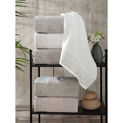 Pupilla Penye 6'lı Havlu 50*90 Opal