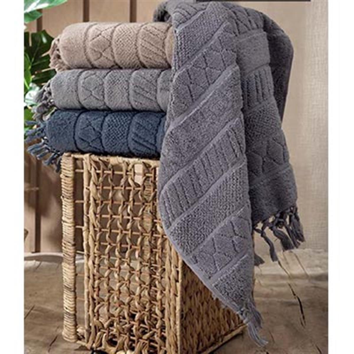 PUPİLLA PENYE KOZALI 4'LÜ HAVLU 50*90 LUNA 3007