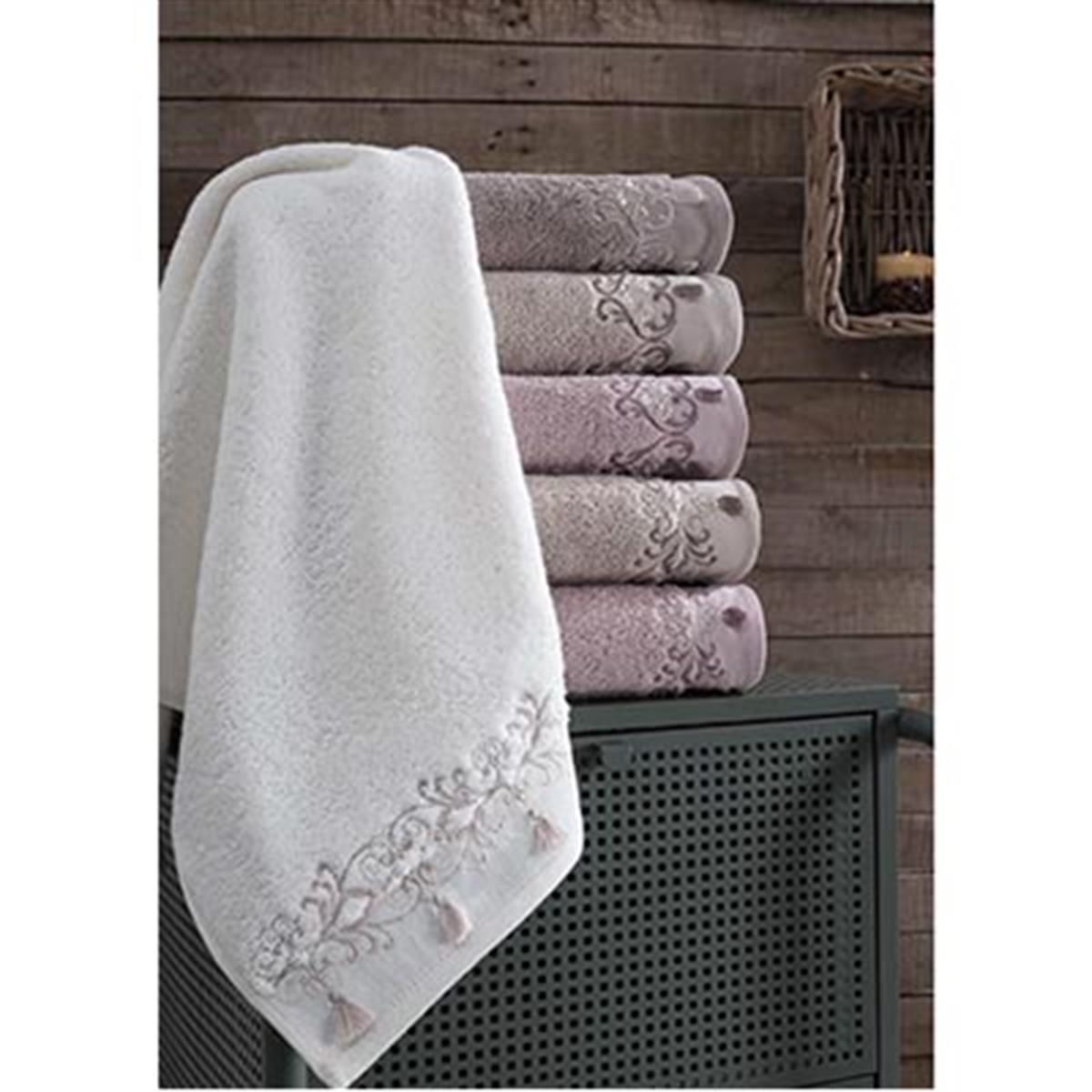 PUPİLLA PENYE NAKIŞLI 6'LI HAVLU 50*90 HİRA