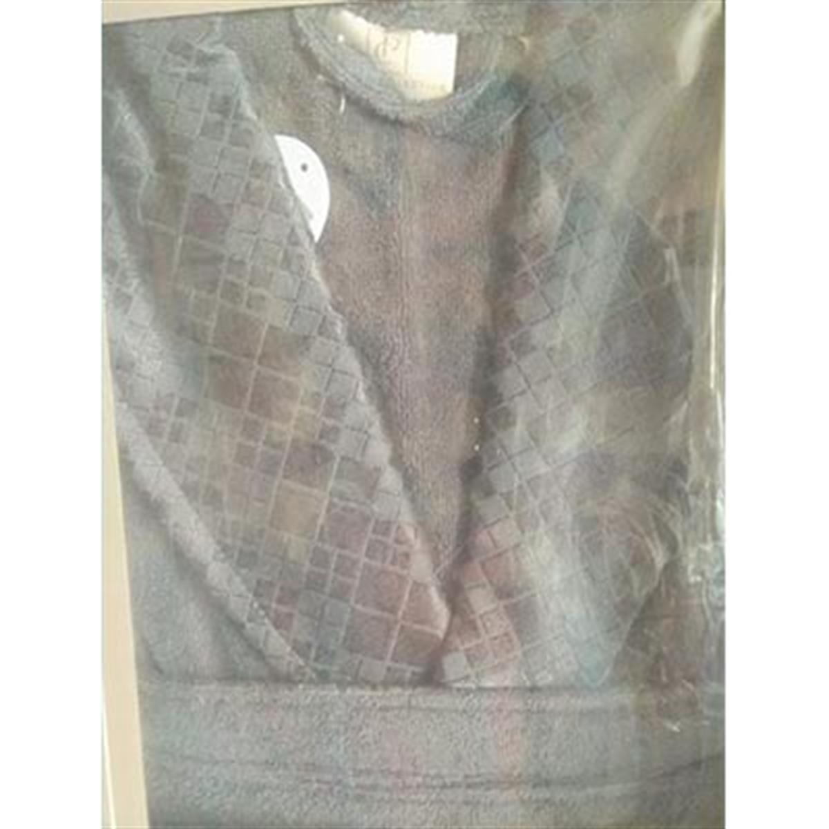 PUPİLLA TEK BORNOZ BAMBU FORMEN ANTRASİT L