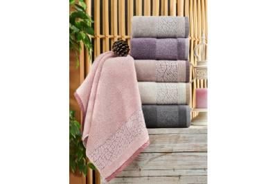 Şikel 6'Lı Paket Penye Havlu 50*90Cm Granit