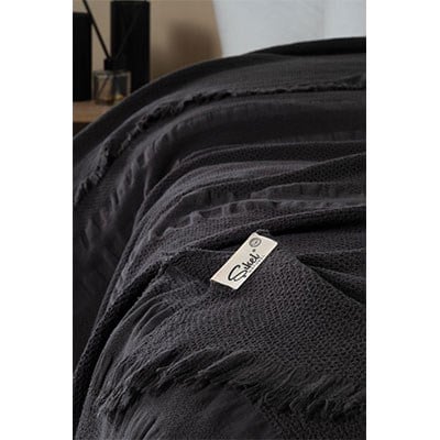 Şıkel Çift Kişilik Tek Pike 220X240 Derin Antrasit