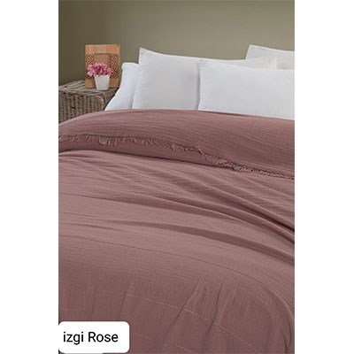 Şıkel Çift Kişilik Tek Pike 220X240 İzgi Rose