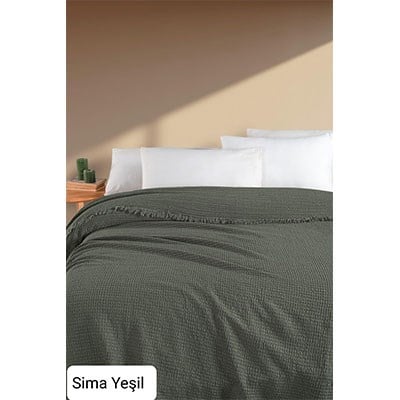 Şıkel Çift Kişilik Tek Pike 220X240 Sima Yeşil