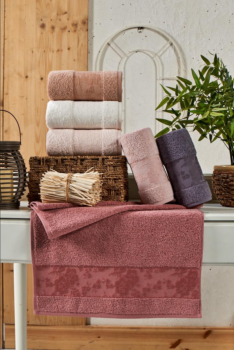 Şıkel Cotton 6'Lı Paket Banyo Havlu 90*150 Belinda
