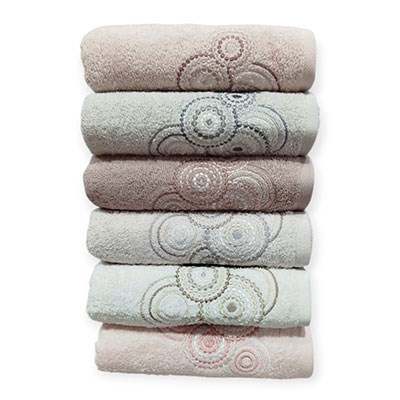 Şıkel Cotton Havlu 50*90 Elit Nakışlı Helezon