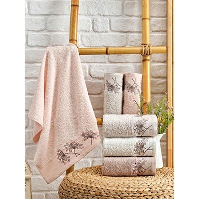 Şıkel Cotton Havlu 50*90 Elit Nakışlı Yelpaze