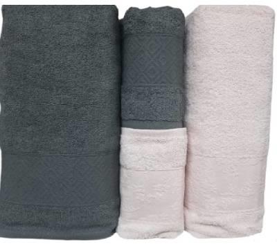 Şıkel Hamam Takımı Cotton Alvin Belinda Somon-Füme