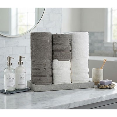 Şıkel Hamam Takımı Cotton Başak Krem-Haki