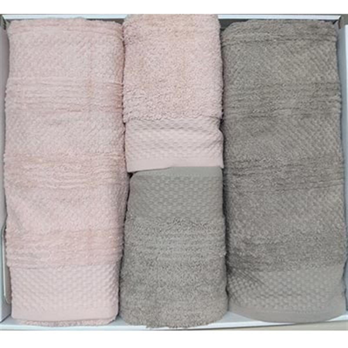 ŞIKEL HAMAM TAKIMI MİCRO COTTON JULİET PUDRA - KAHVE