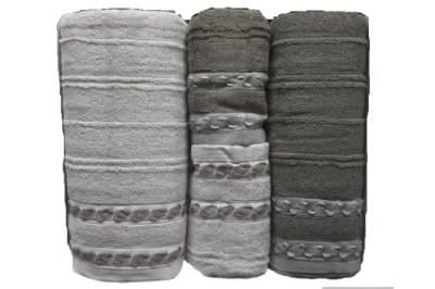 Şıkel Hamam Takımı Penye Şaika Ekru-Yeşil