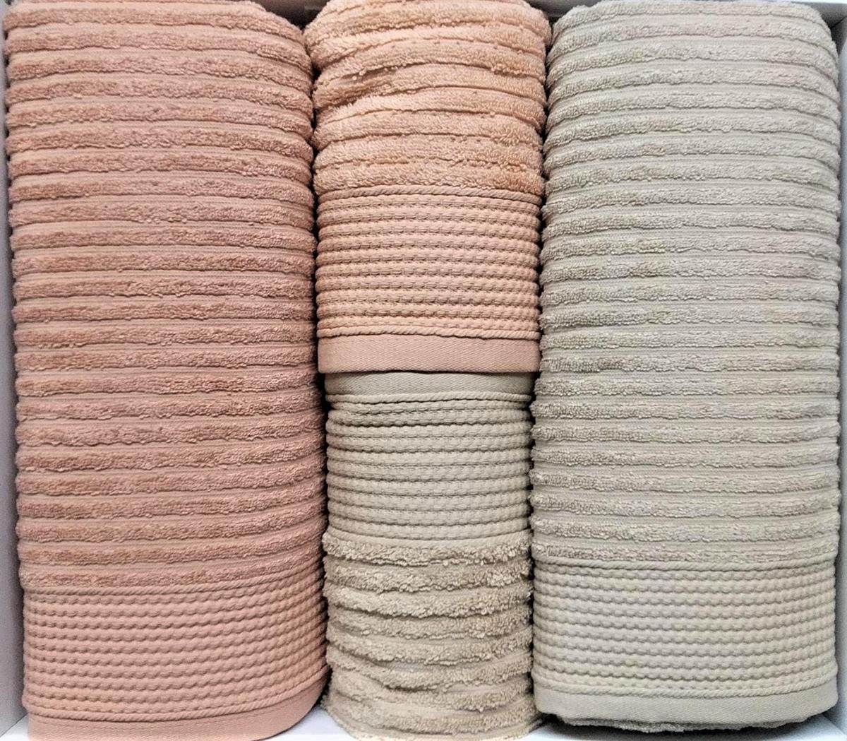 Şıkel Hamam Tk. Micro Cotton Haroşa Somon - Bej