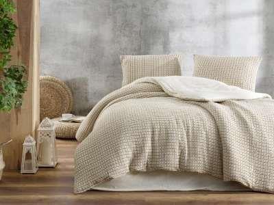 Şıkel Organic Pamuk Çift Kişilik Nevresim Takımı Laodikya Kahve