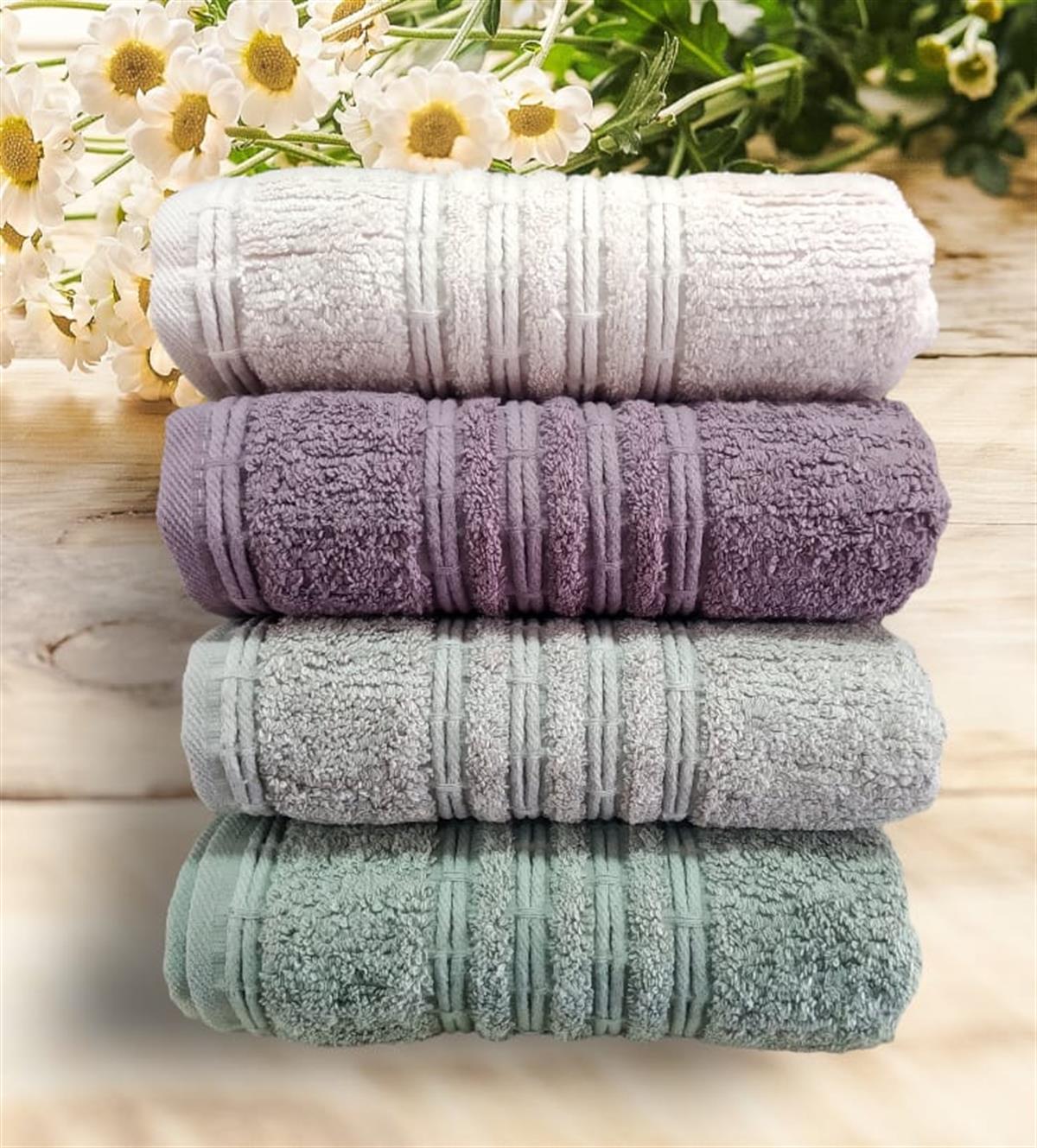 Şıkel Penye 50*90 Cm 4'Lü Havlu Romeo