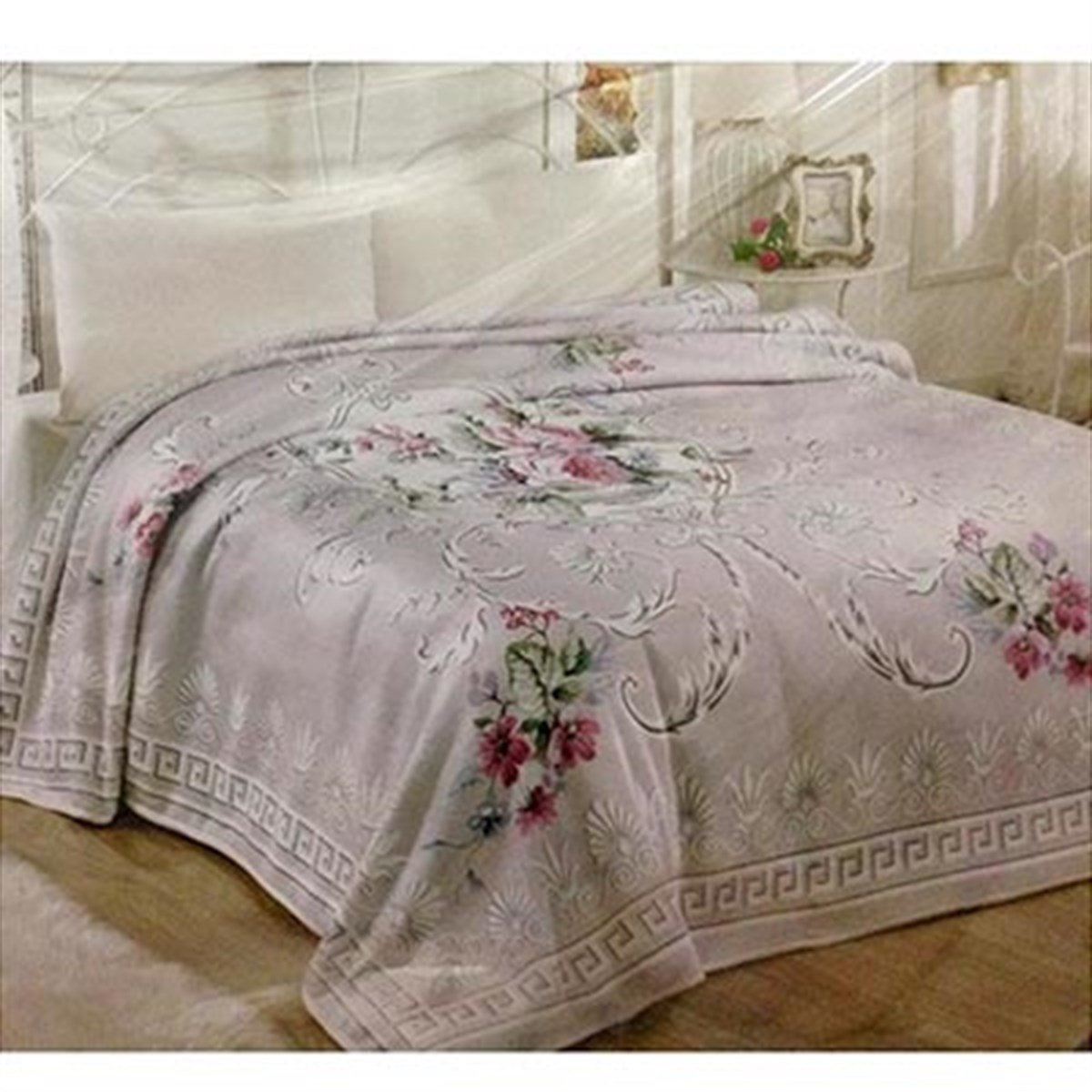 SOLANA ÇİFT KŞ. BATTANİYE 220X240 978 GRİ