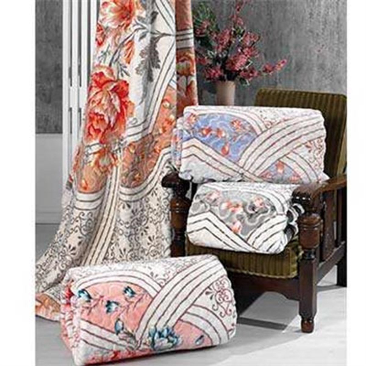 SOLANA ÇİFT KŞ. BATTANİYE 220X240 987 PUDRA