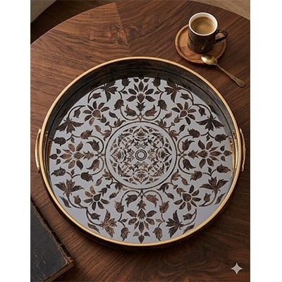 Tepsi Eskitme Yuvarlak D003