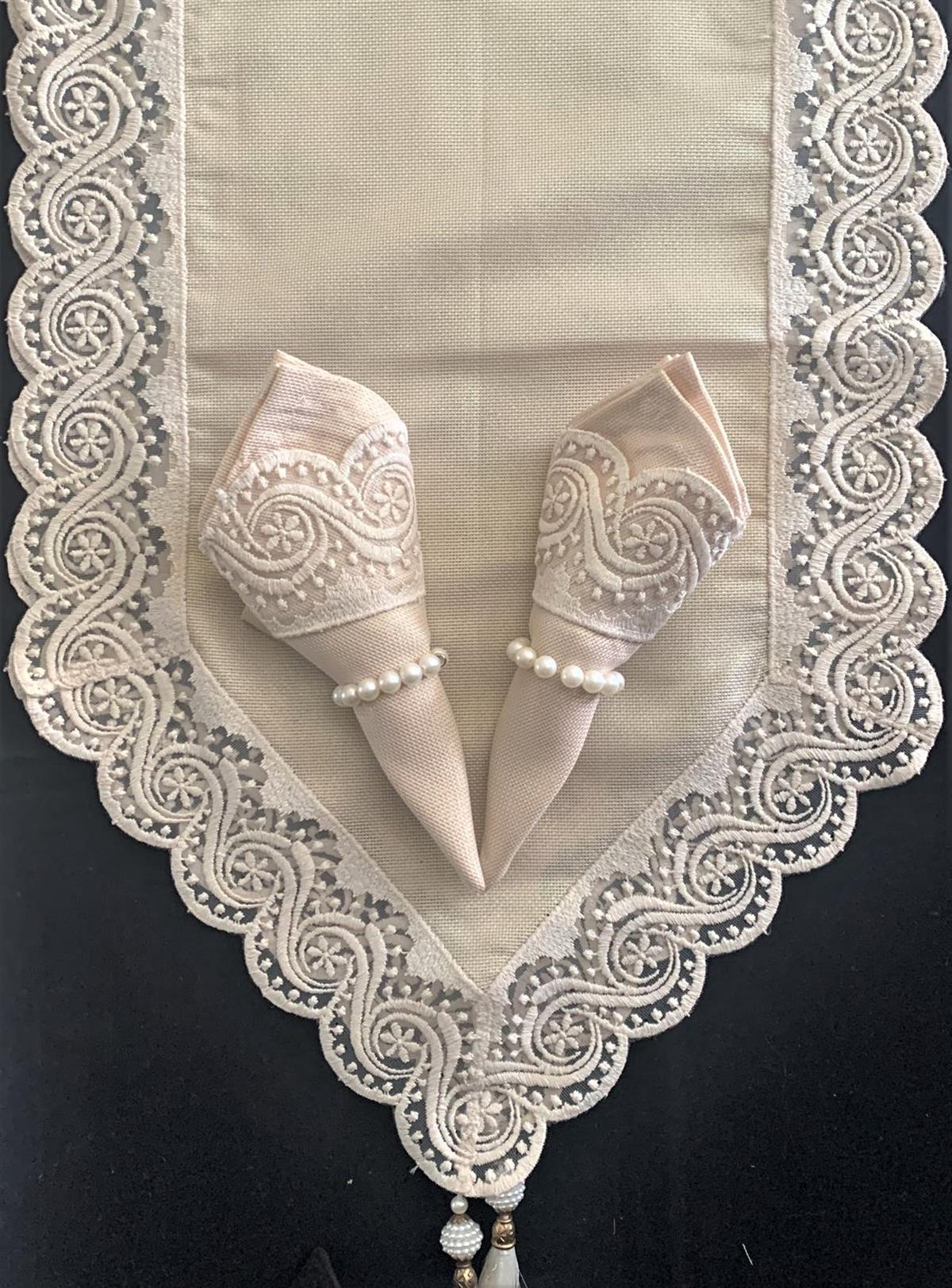 Türkişi Runner Masa Seti