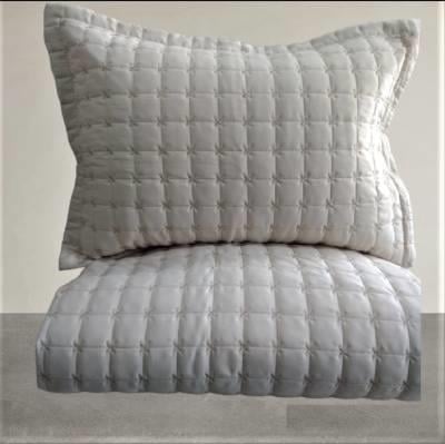 Zen Star Nakışlı Tek Kişilik Yatak Örtüsü Cappuccino