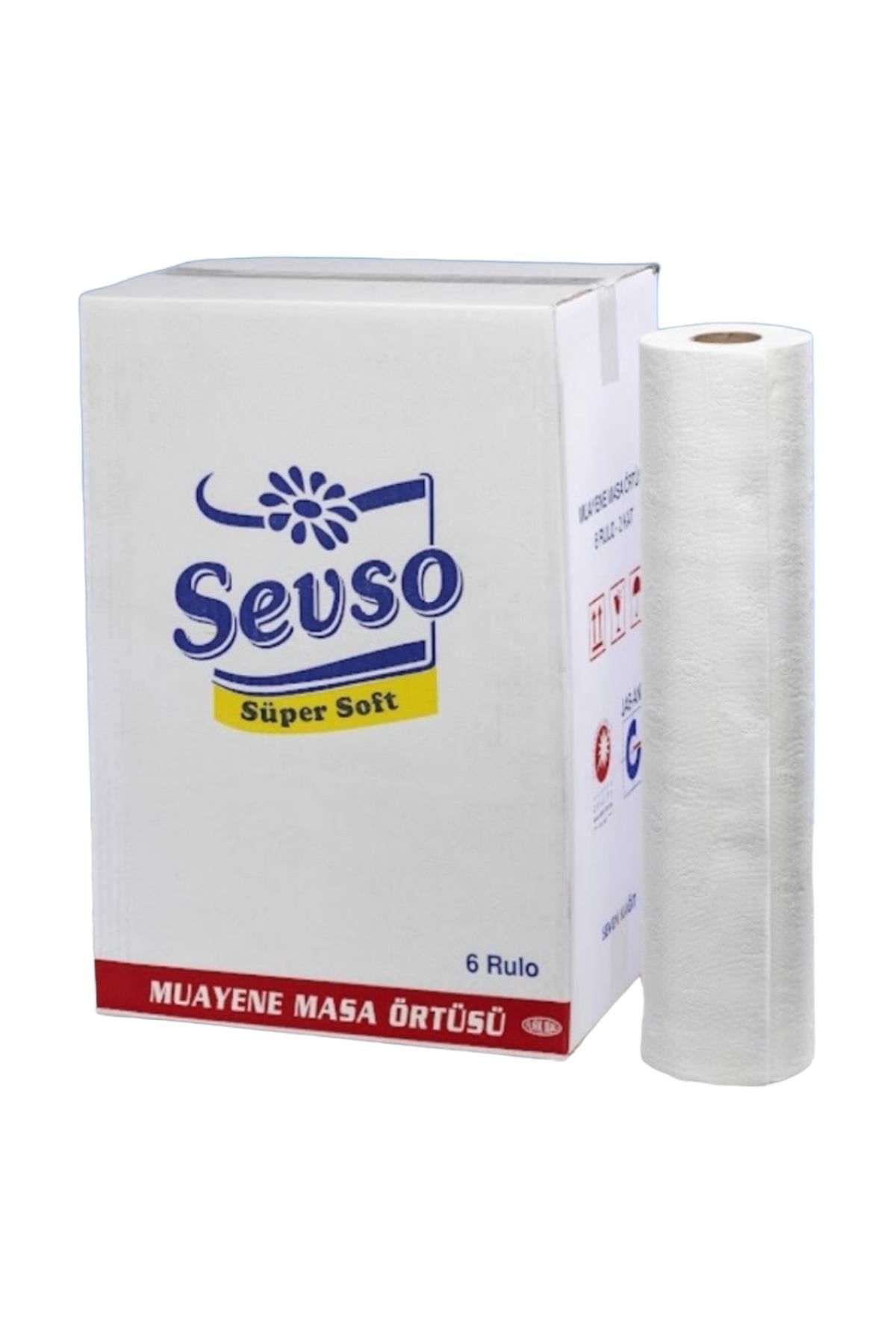 6 Rulo Kağıt Muayene Masa Örtüsü 50Cm X 40 Metre