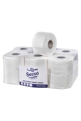 10 Paket Jumbo Tuvalet Kağıdı 12 Rulo