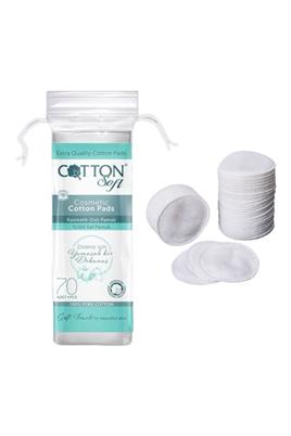 48 Paket Disk Kozmetik Makyaj Temizleme Pamuğu 70'Li