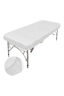 Beyaz Lastikli Sedye Örtüsü 1000 Adet 80X220 Cm