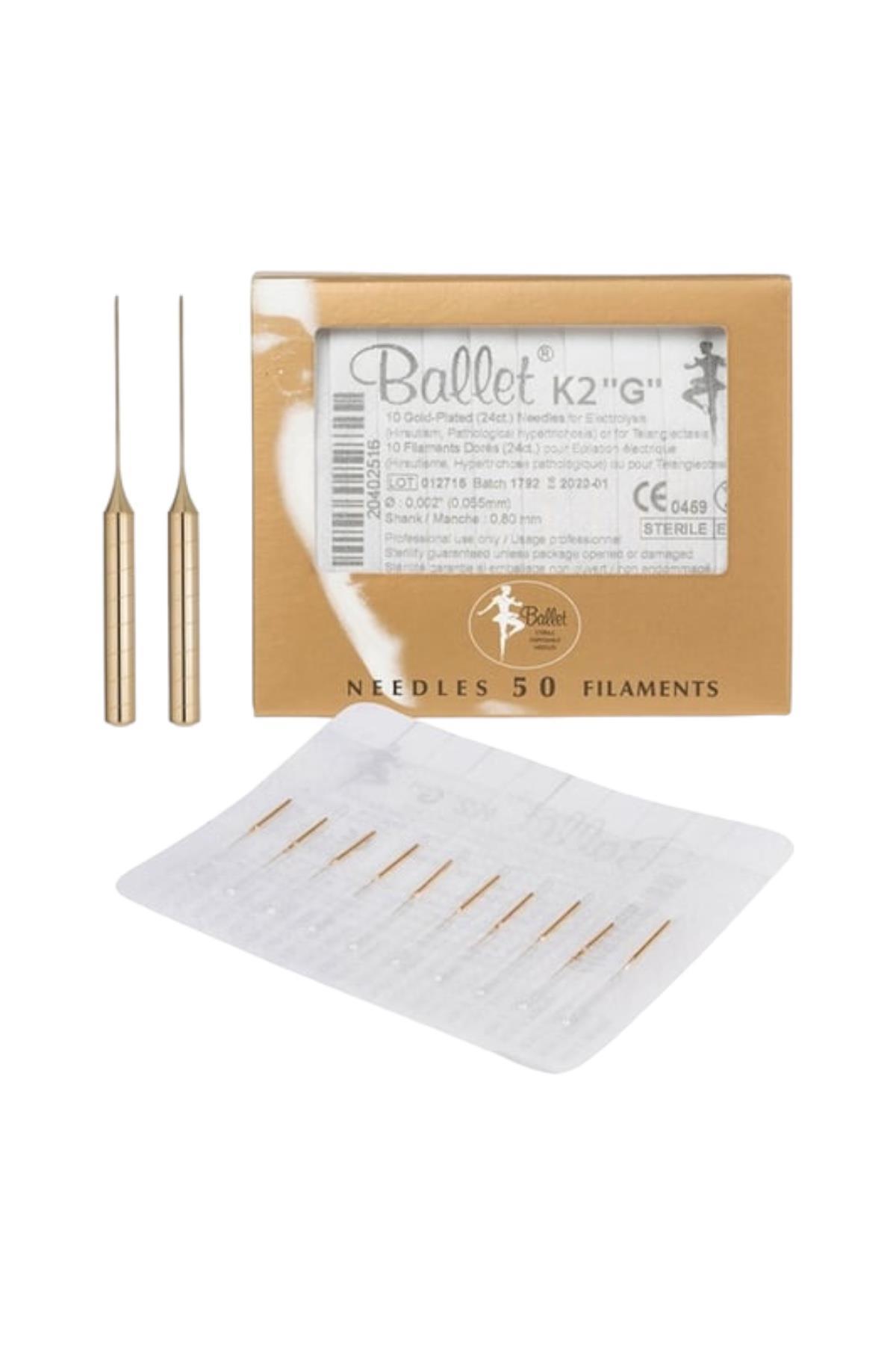 Ballet K2 Altın Epilasyon İğnesi Gold İğne 1 Adet